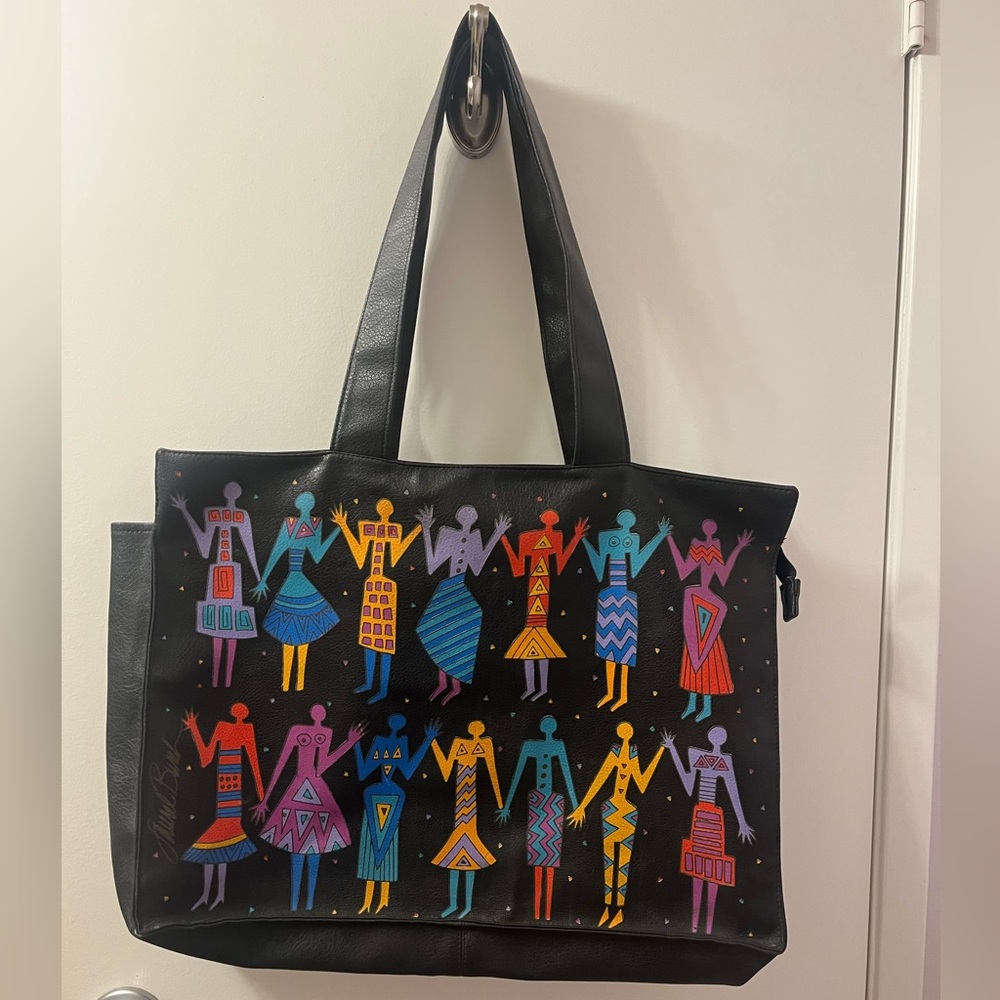 Laurel Burch Purse Tote Bag Shopper Fashion Models Women Dresses Tote Pre❤️ - Picture 2 of 14